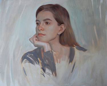 Original Expressionism Portrait Paintings by Zoriana Petriv