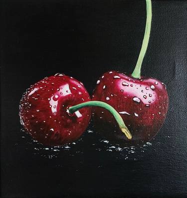 Original Surrealism Food & Drink Painting by Claudia Ureche