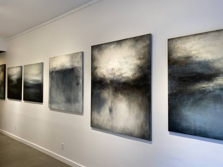 Original Abstract Painting by Xanthippe Tsalimi