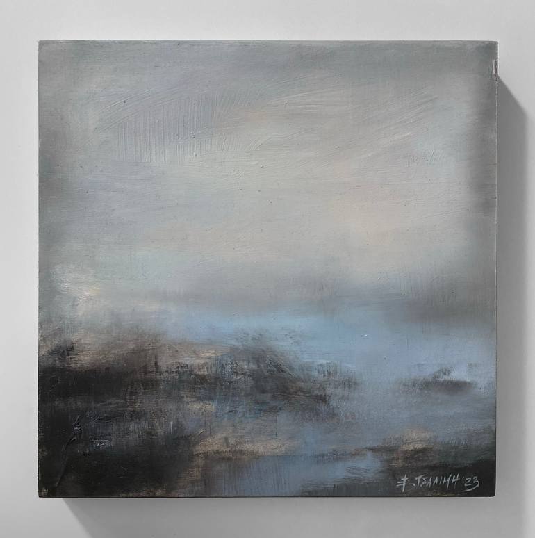 Original Abstract Painting by Xanthippe Tsalimi