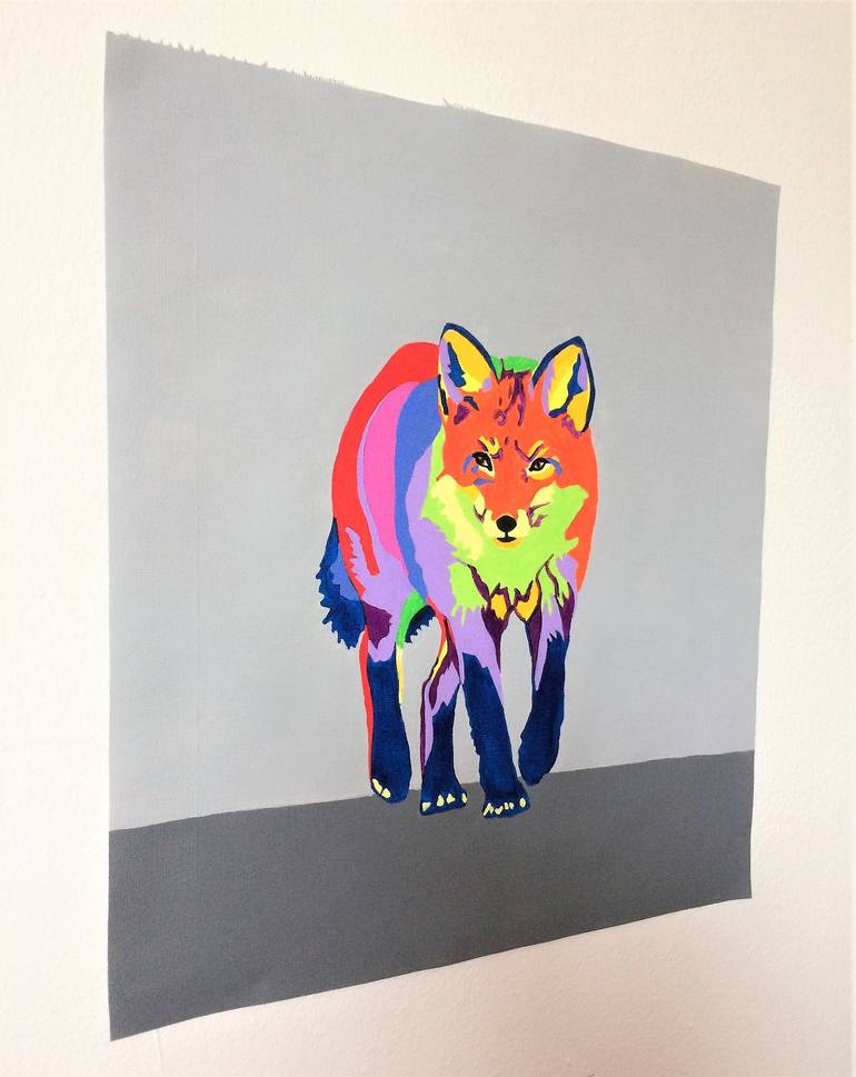 Original Pop Art Animal Painting by Lucyanne Terni