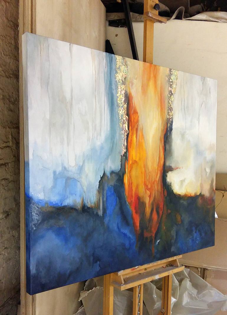 Original Abstract Painting by Barry Spence