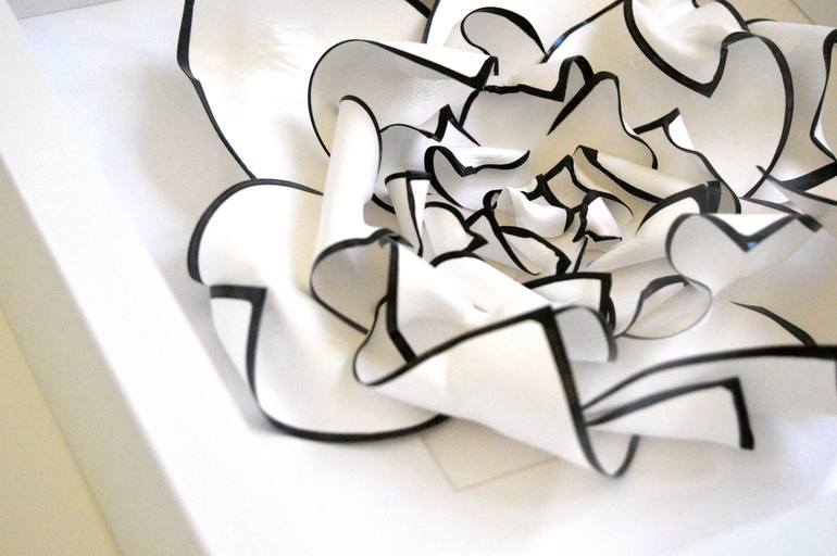 Original Abstract Floral Sculpture by Julia Johnson