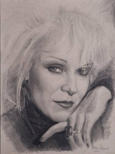 Original Fine Art Portrait Drawing by Milan Petrović