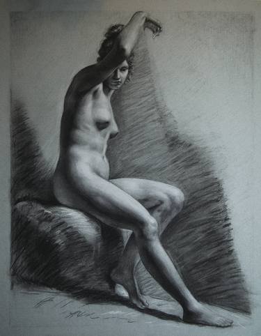 Print of Figurative Nude Drawings by Milan Petrović