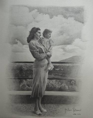 Print of Figurative Love Drawings by Milan Petrović