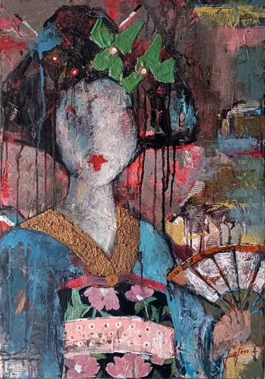 Original Expressionism Women Paintings by Josep Pozo