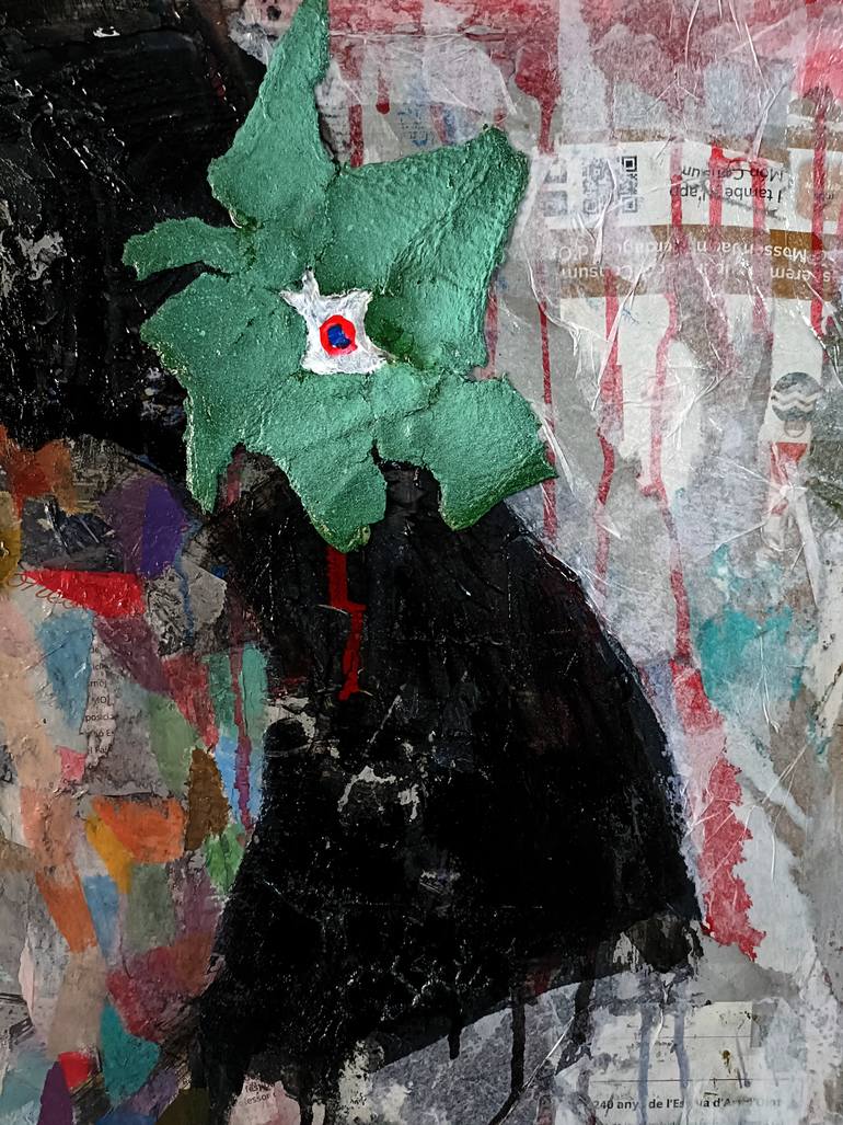 Original Abstract Expressionism Women Painting by Josep Pozo 