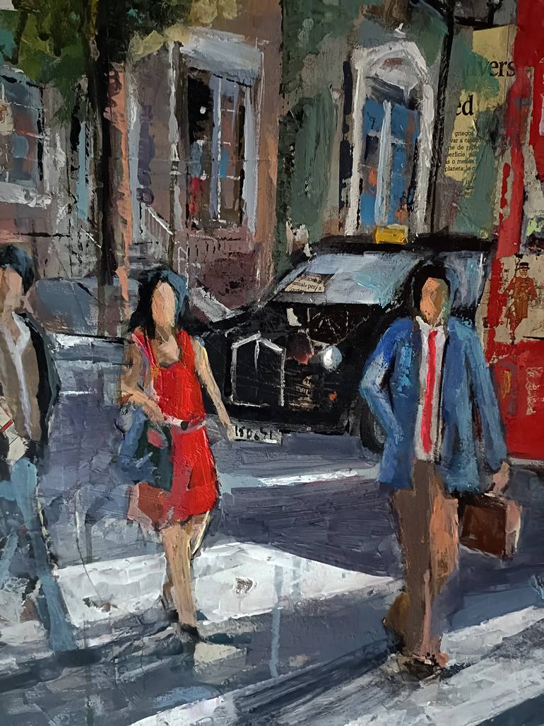 Original Figurative People Painting by Josep Pozo 