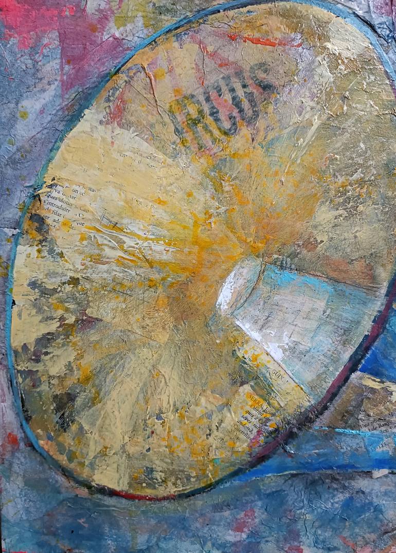 Original Abstract Expressionism People Painting by Josep Pozo 