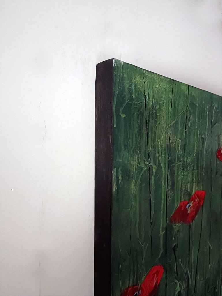 Original Abstract Expressionism Landscape Painting by Josep Pozo 