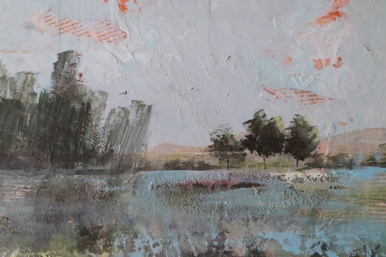 Original Impressionism Nature Painting by Josep Pozo 