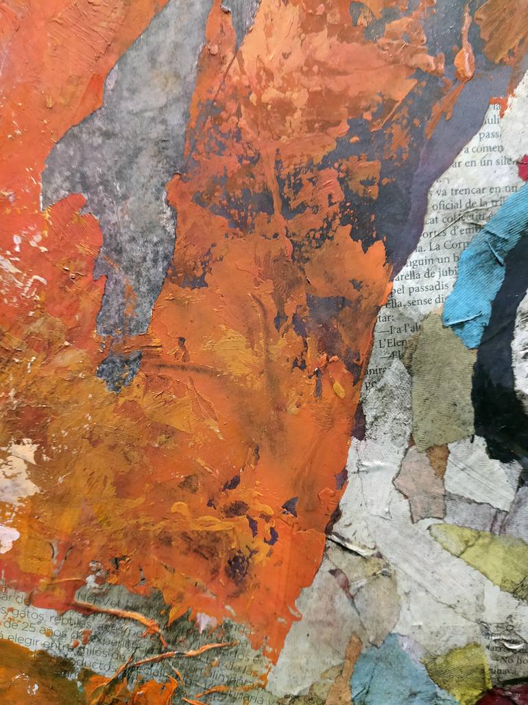 Original Expressionism Pop Culture/Celebrity Collage by Josep Pozo 