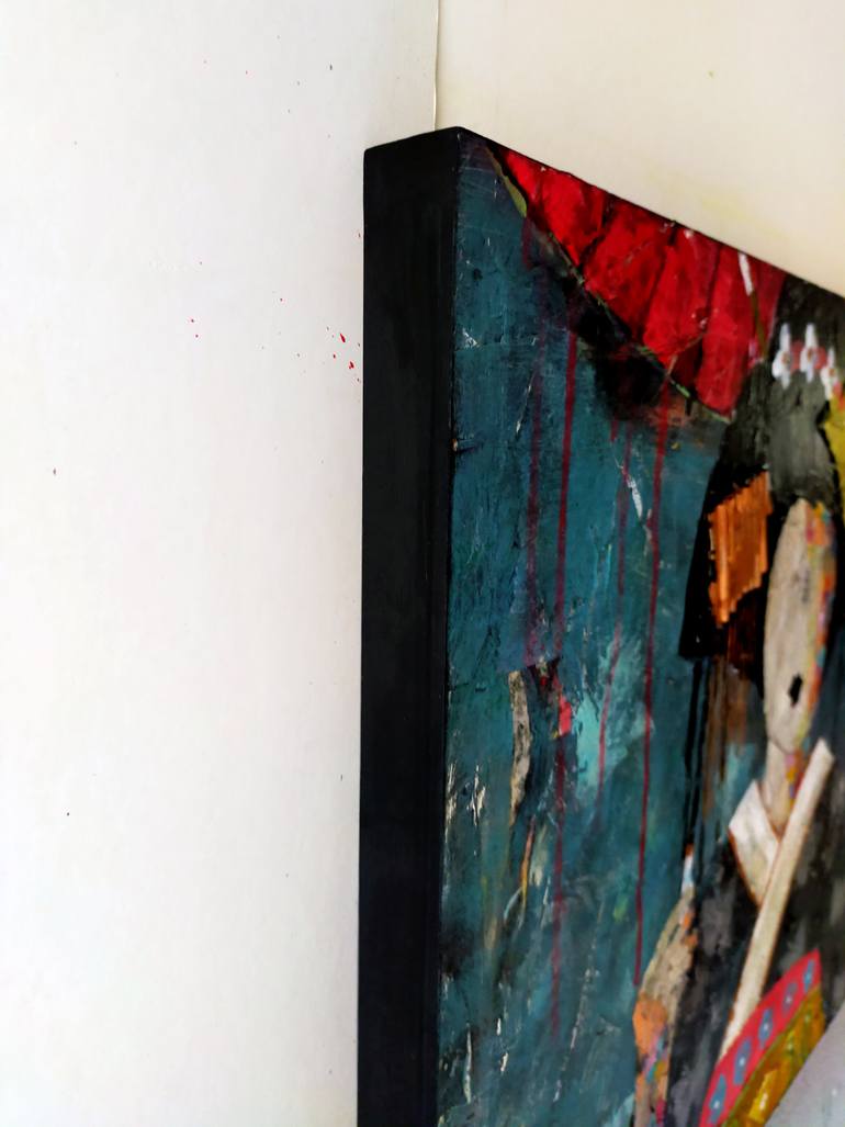 Original Expressionism Women Painting by Josep Pozo 