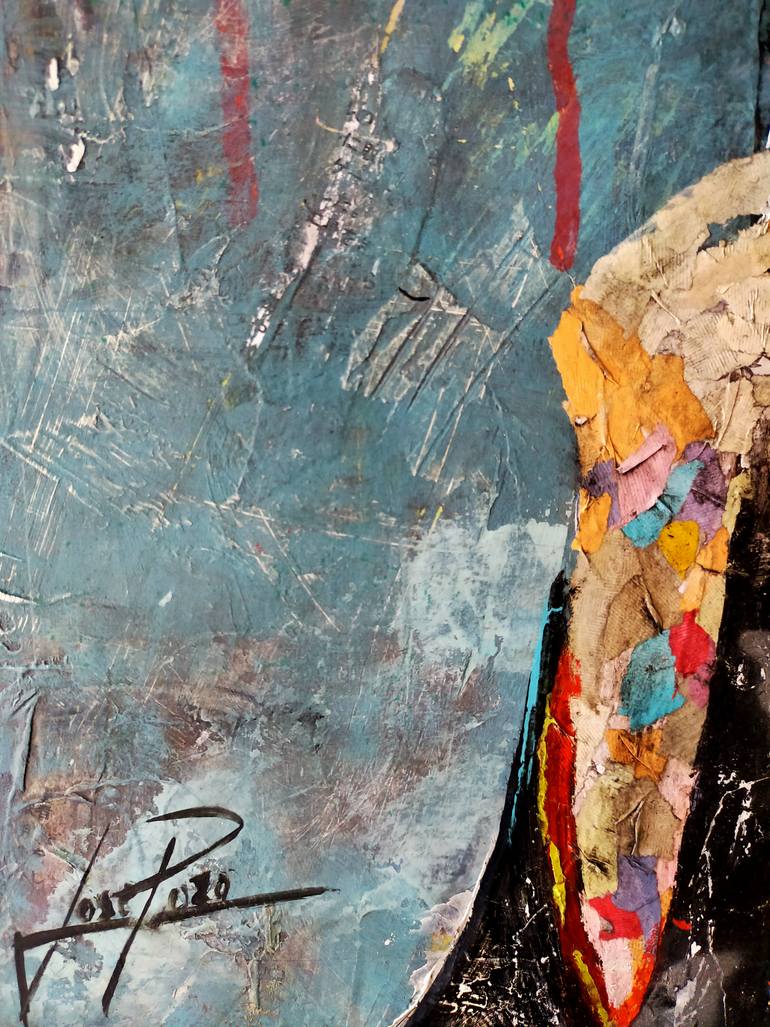 Original Expressionism Women Painting by Josep Pozo 