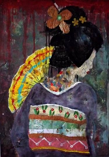 Print of Women Paintings by Josep Pozo