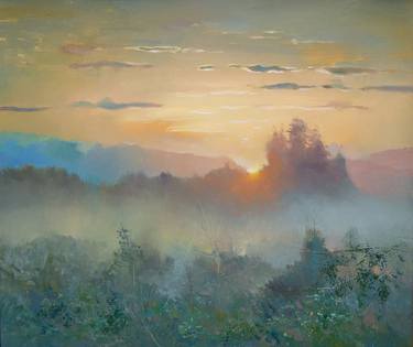 Original Impressionism Landscape Paintings by Aleksandr Jerochin