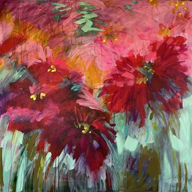 Original Floral Painting by Lucy Perry