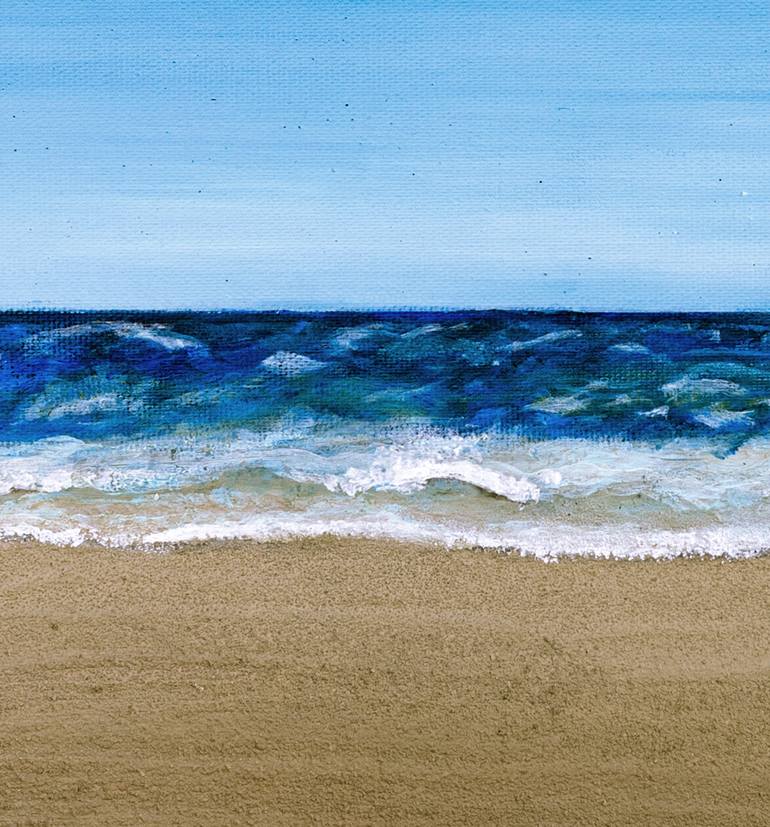 Original Fine Art Seascape Painting by Jana Lulovska