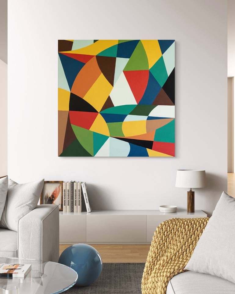 Original Abstract Expressionism Abstract Painting by Jana Lulovska