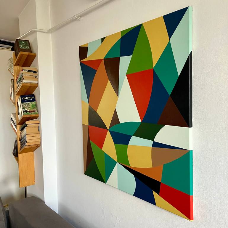Original Abstract Expressionism Abstract Painting by Jana Lulovska
