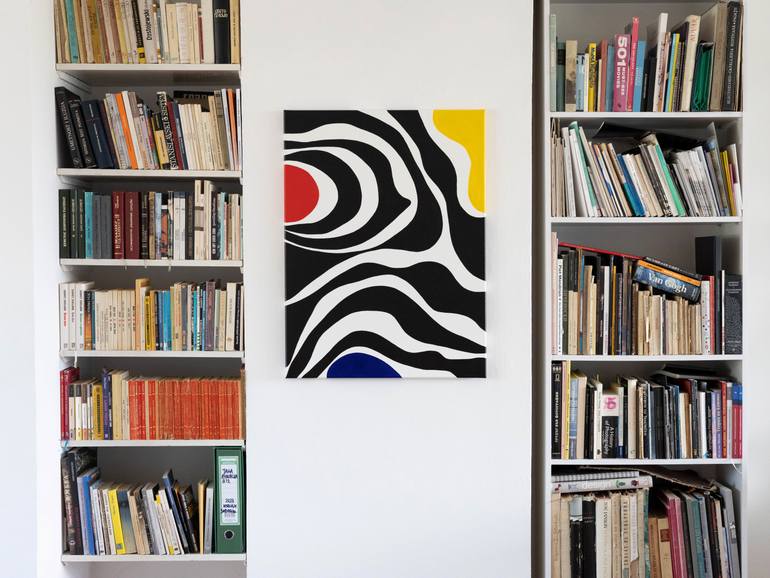 Original Abstract Expressionism Abstract Painting by Jana Lulovska