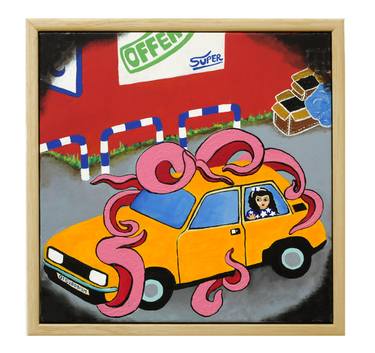 Print of Illustration Automobile Paintings by irene catania