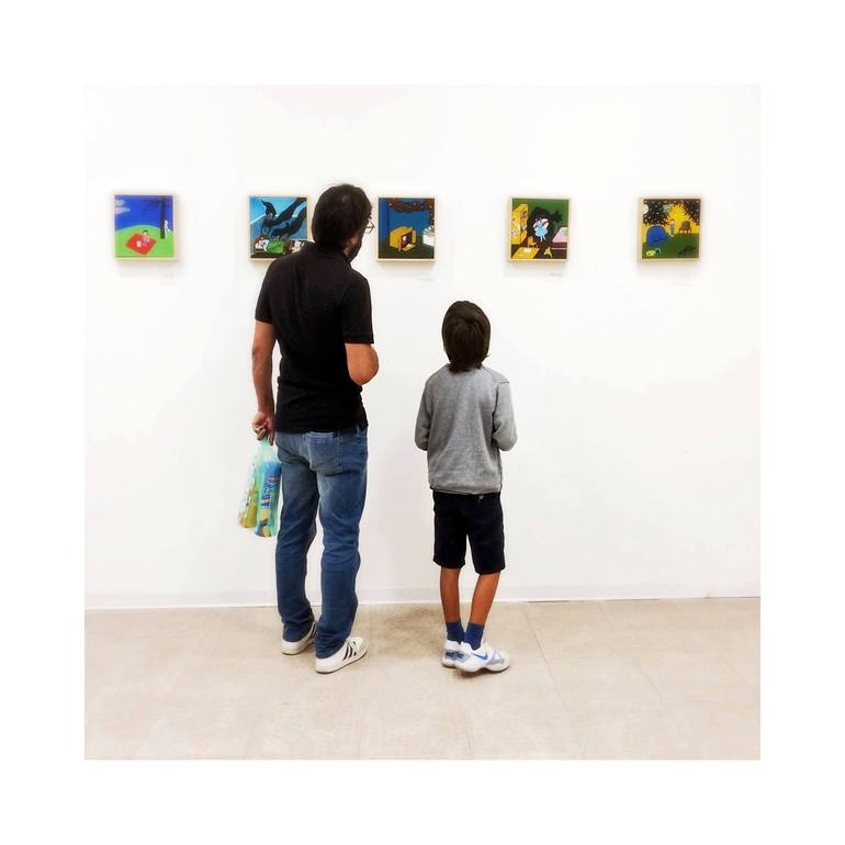 Original Other Children Painting by Irene Catania