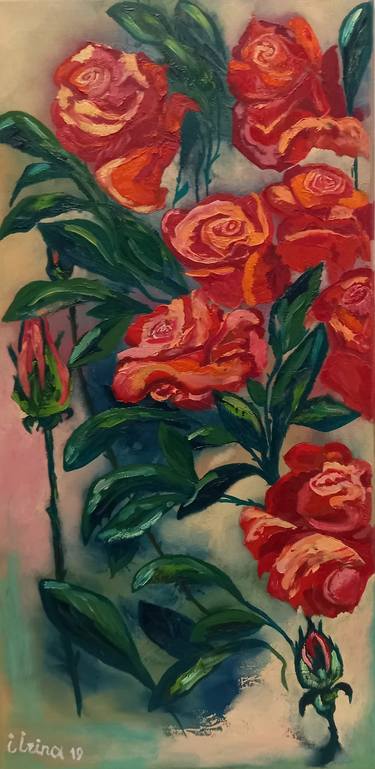 Original Impressionism Floral Paintings by Irina Ibragimova