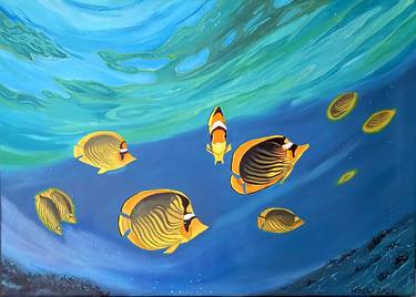 Print of Fish Paintings by Irina Ibragimova
