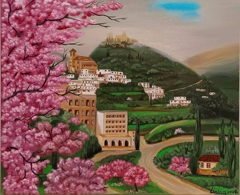 Print of Expressionism Landscape Paintings by Irina Ibragimova