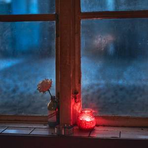 Red Stripe and Rose - Limited Edition of 15