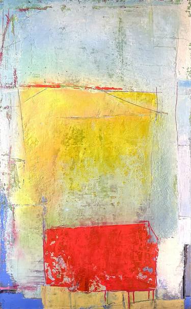 Original Fine Art Abstract Paintings by Susan Handau