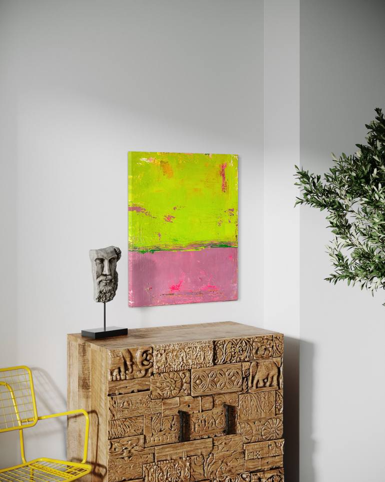 Original Color Field Painting Abstract Painting by Susan Handau