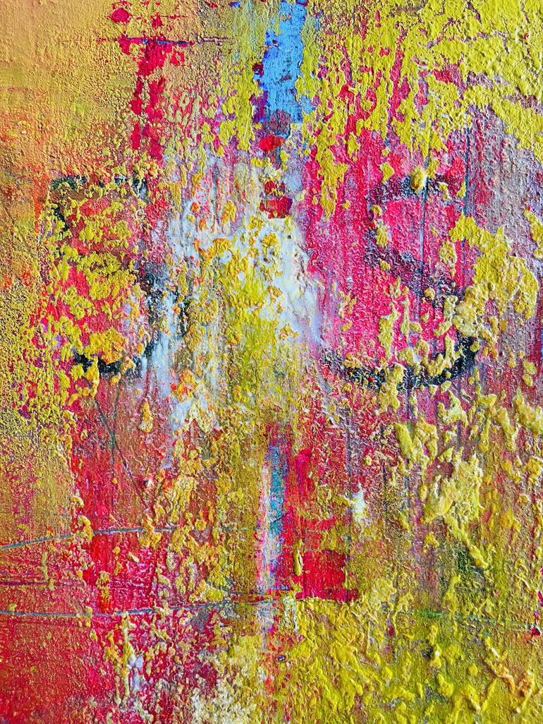 Original Abstract Expressionism Abstract Painting by Susan Handau