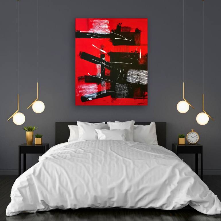 Original Abstract Painting by Max Fulop