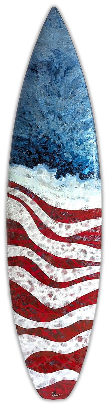 Surfboard Art: "Let Freedom Ring" thumb