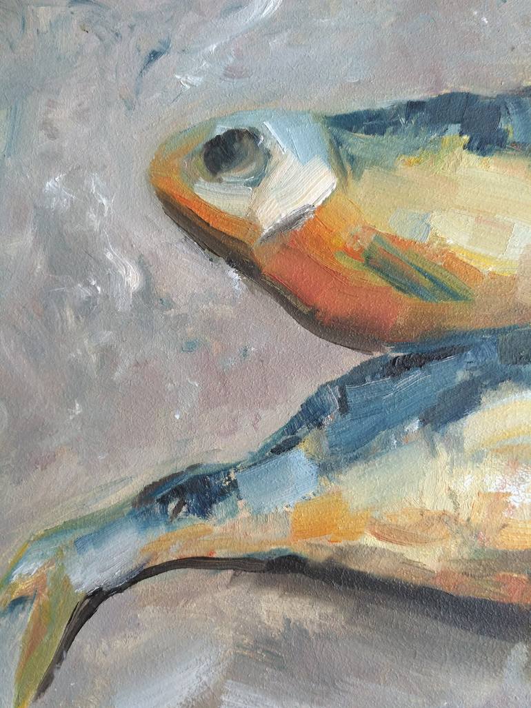 Original Minimalism Animal Painting by Julieta Pauk