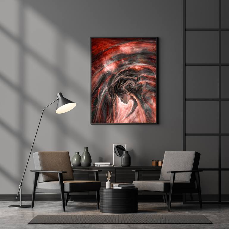 Original Abstract Expressionism People Photography by Anna Marija Bulka