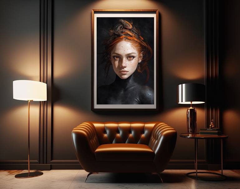 Original Contemporary Women Digital by Anna Marija Bulka