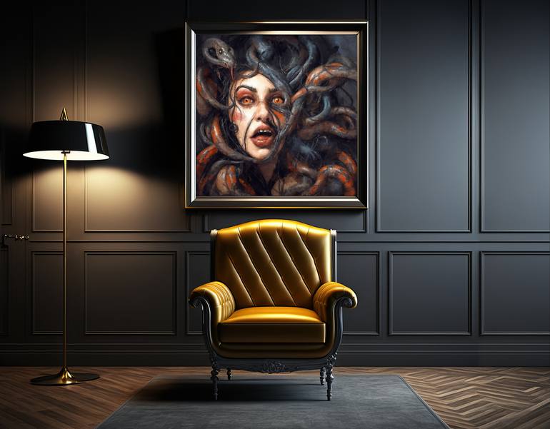Original Contemporary People Digital by Anna Marija Bulka