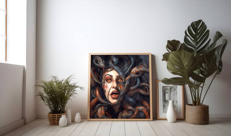 Original Contemporary People Digital by Anna Marija Bulka