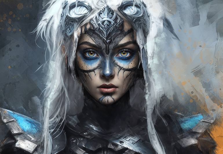 Original Contemporary Women Digital by Anna Marija Bulka