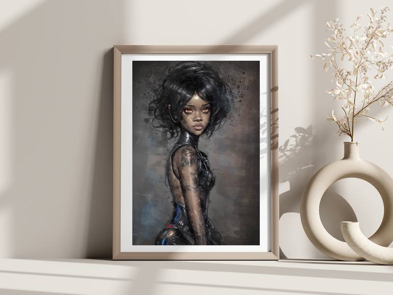 Original Contemporary Women Digital by Anna Marija Bulka