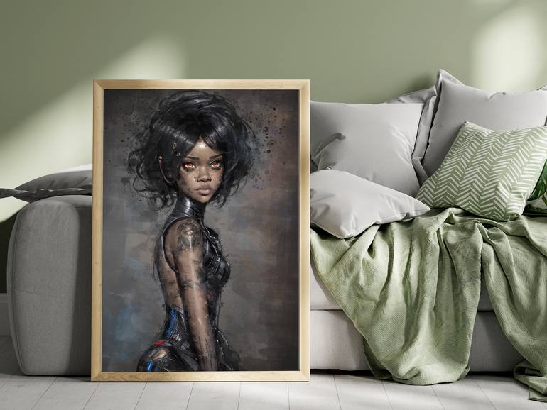 Original Contemporary Women Digital by Anna Marija Bulka