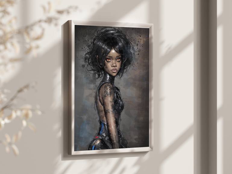 Original Contemporary Women Digital by Anna Marija Bulka