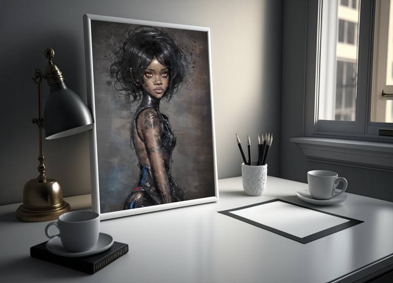 Original Contemporary Women Digital by Anna Marija Bulka