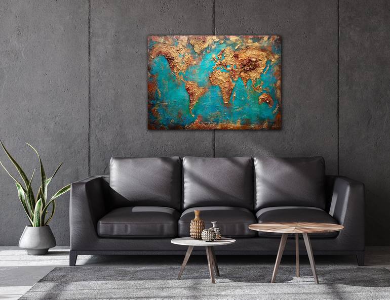 Original Abstract Expressionism Abstract Painting by Anna Marija Bulka