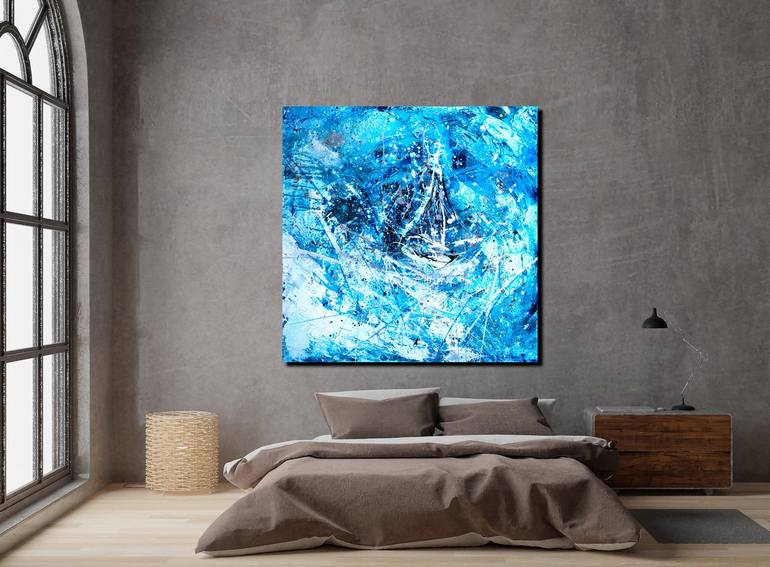 Original Abstract Landscape Painting by Anna Marija Bulka