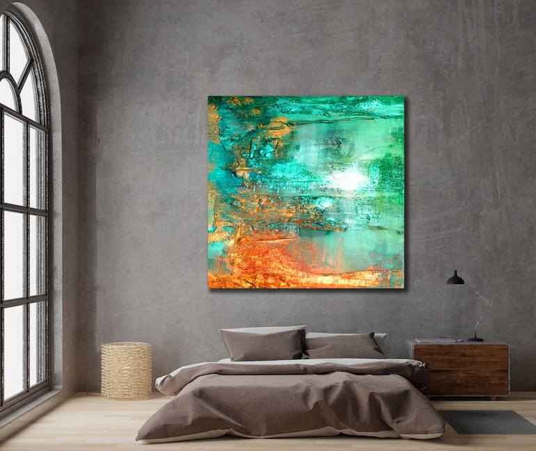 Original Fine Art Abstract Painting by Anna Marija Bulka